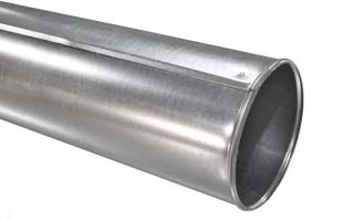 Кожух алюминиевый для трубопровода